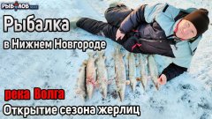 Открыли сезон по щуке на жерлицы. Зимняя рыбалка в Нижнем Новгороде. Первый лед 22 - 23 река Волга