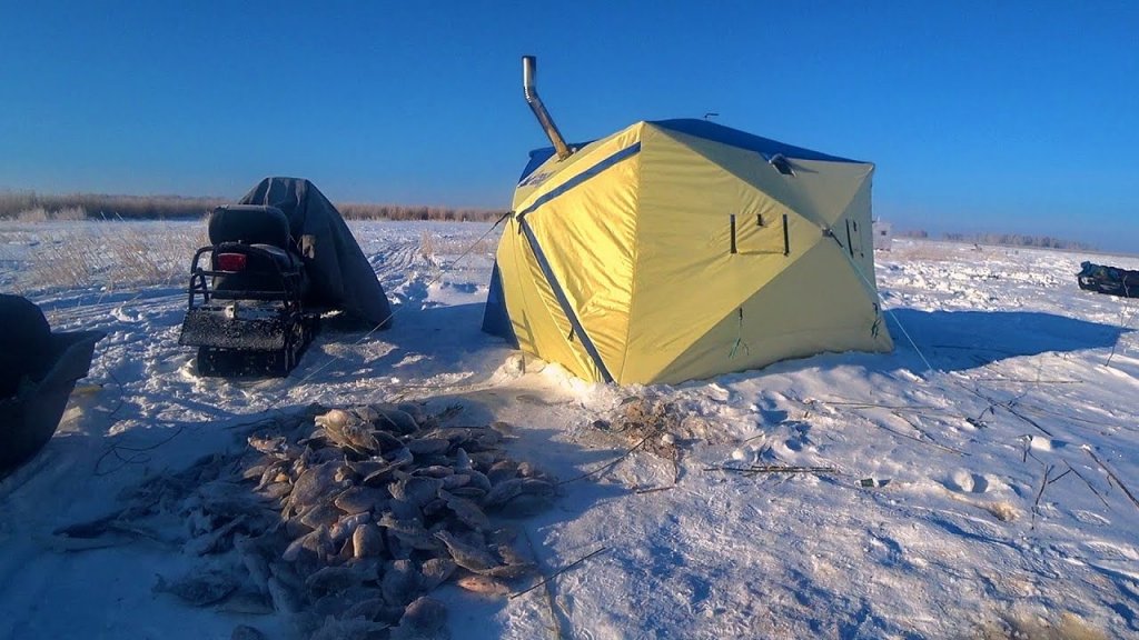 Они пришли! Опустил камеру в палатке а там полно рыбы | камыш ходит ходуном, вот это клёв