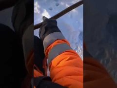 Якутия -55° налим на тычку!