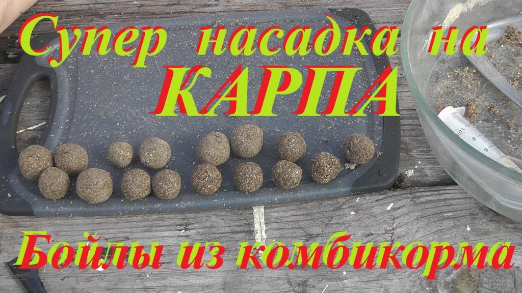 Бойлы (BOIL) из комбикорма. Изготовление в домашних условиях.