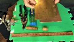 Изготовление зимней необычной уловистой блесны на окуня щуку