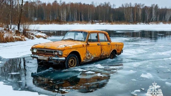 Выезд на лед на автомобиле категорически запрещен в Новосибирской области