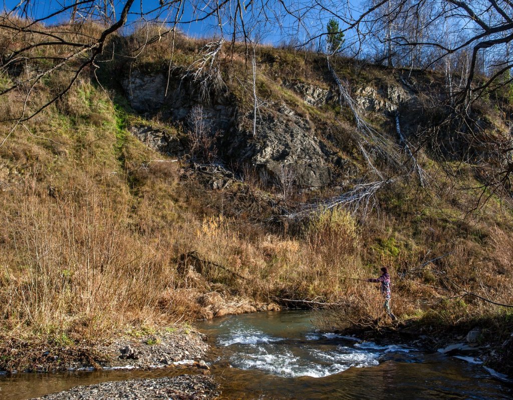 Осень на речке Издревая.
