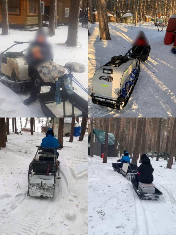Убежала мотособака.