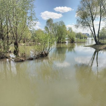 Обь, 14.05. Водичка на подъёме.