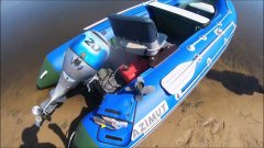 HONDA 20 с винтом SOLAS сталь. Азимут тайфун.