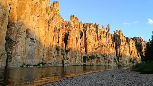 Якутия. Река Синяя.
