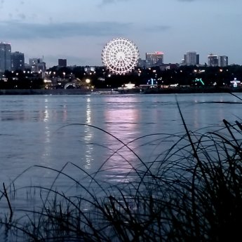 Сумеречная, городская Обь.
