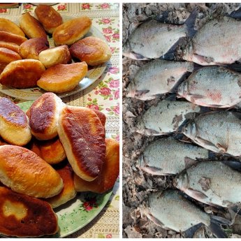 Пирожки из фарша леща.