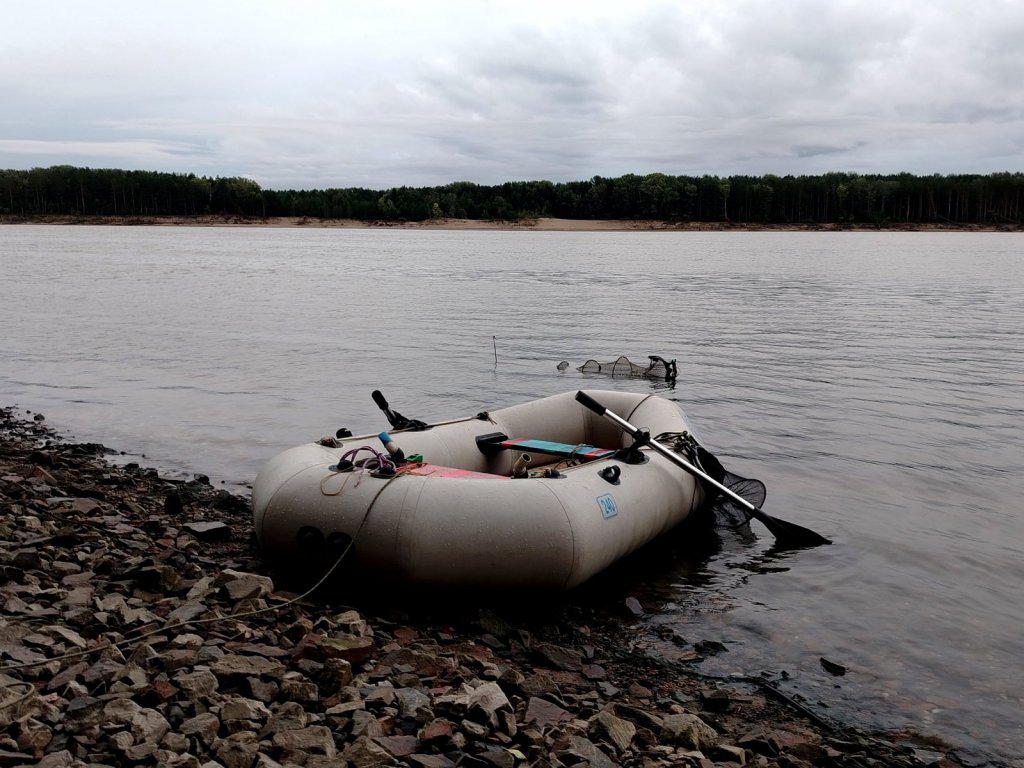 Августовская осень на Оби.