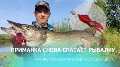 На эту волосяку клюёт хорошая щука: приманка снова спасает рыбалку