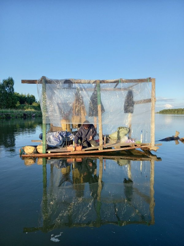 Вот такой плот построили🤫😉