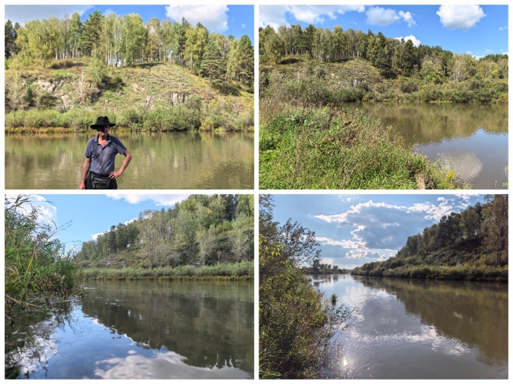 Р. Иня. Ниже по течению от Новомотково.