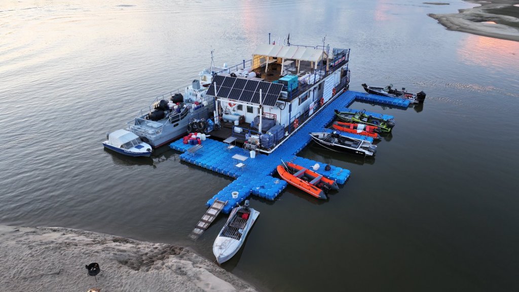 На рыболовной базе "КОВЧЕГ" с детьми