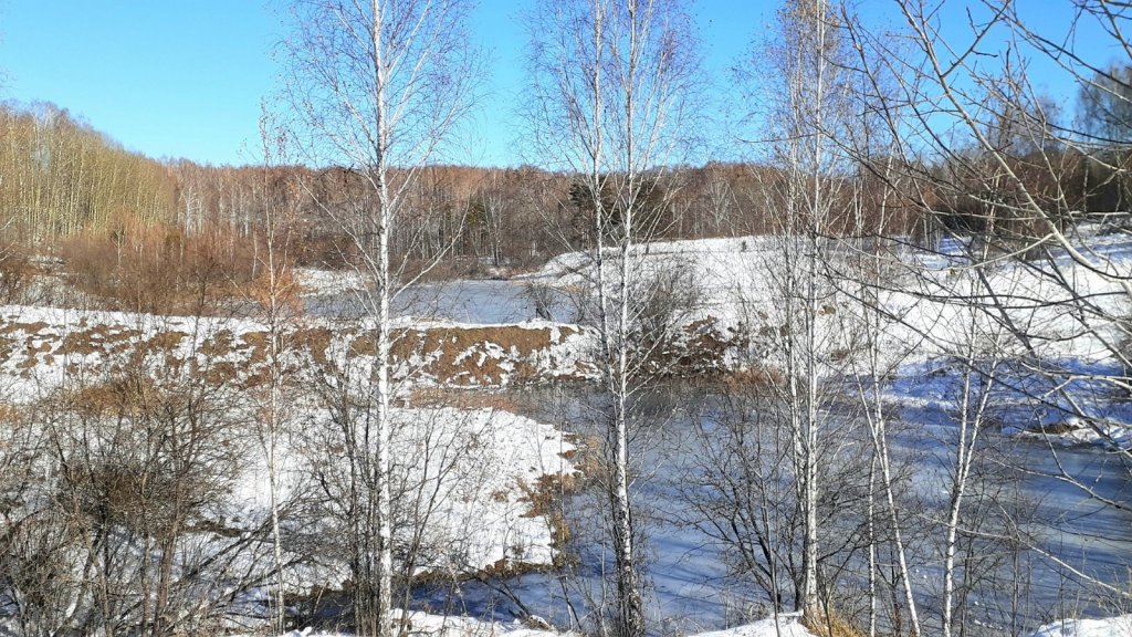 Замёрзли озеринки.