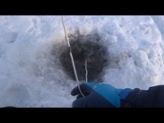 Якутия t-24°. Проверка тычек на налима