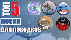 Какую леску выбрать на поводок на фидер? Мои фавориты.