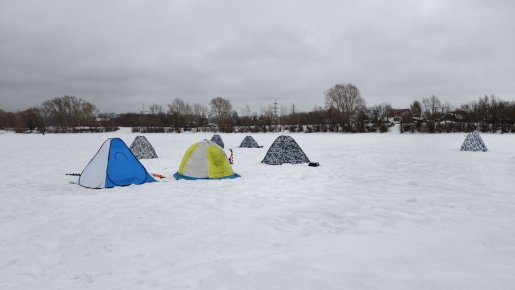 Левобережный котлован перед непогодой, 18.03