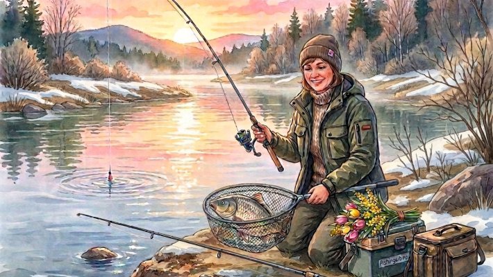 С 8 Марта, дорогие рыбачки!