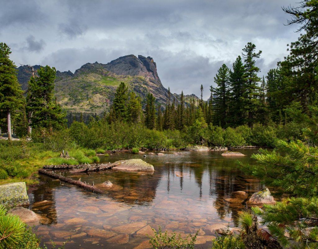 Озерцо в Саянах