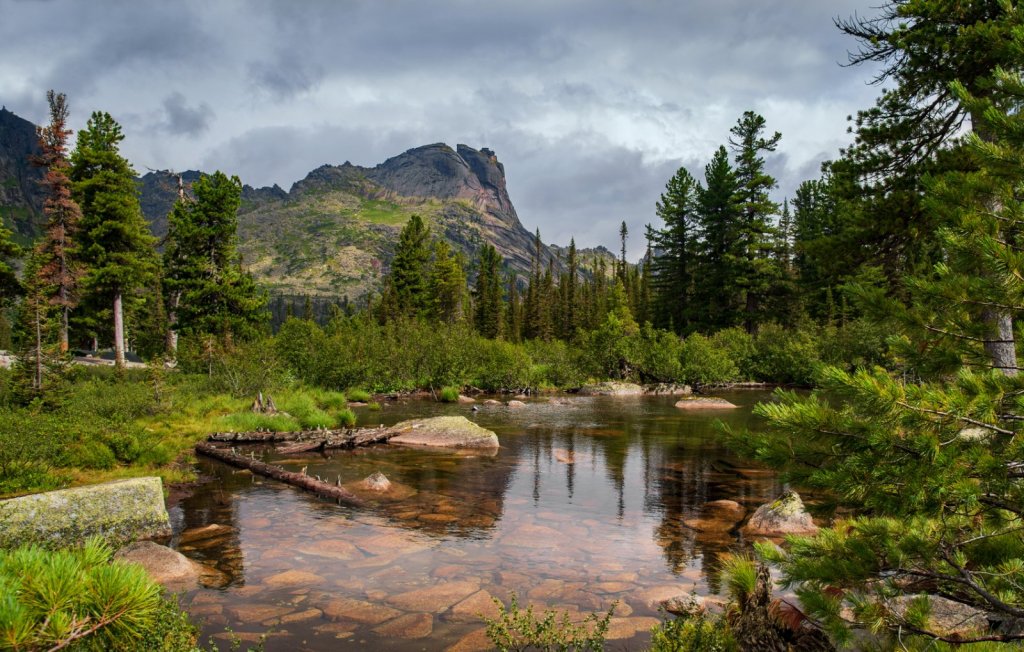 Озерцо в Саянах