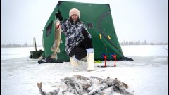 Рыбалка 2026. КРАЙНЯЯ ТВЕРДАЯ ВОДА. Попали в сильную метель, но без рыбы не остались!
