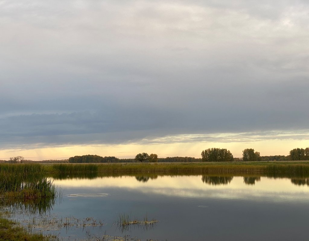 Маленькое озеро Краснозёрского района.