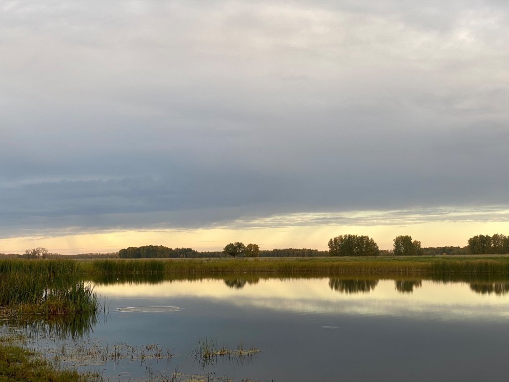 Маленькое озеро Краснозёрского района.