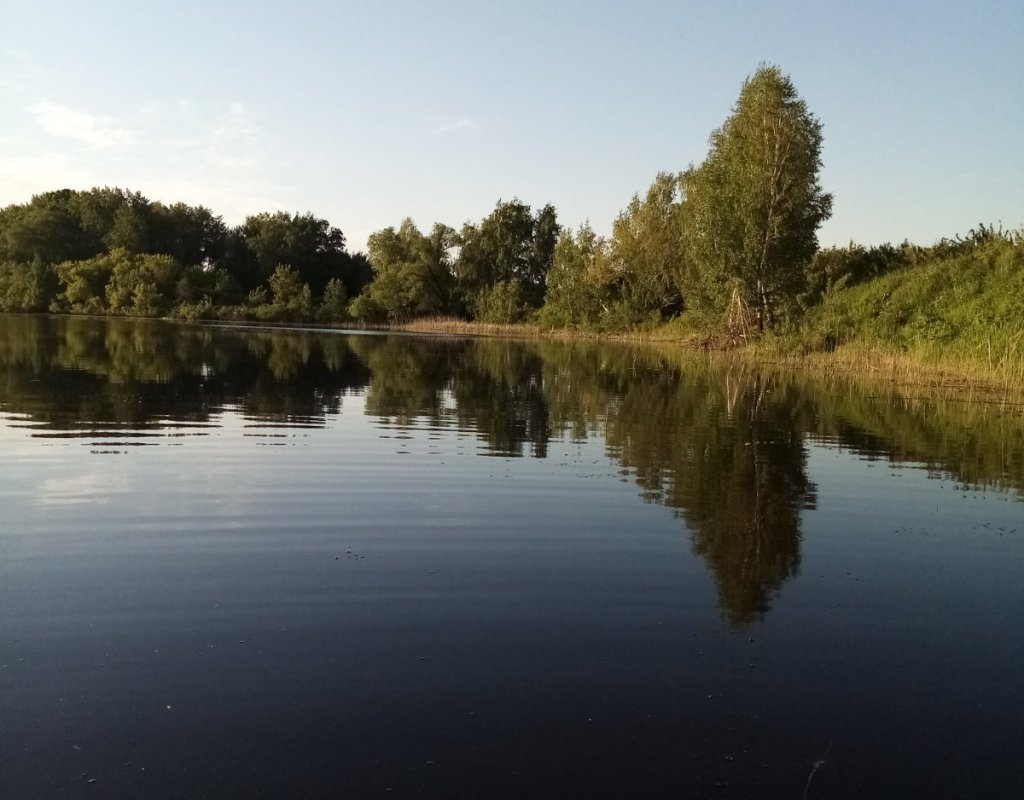 Утро на реке.