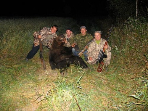 Охота на медведя удалась... Томская область, 15.08.2008