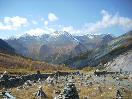 Перевал Кара-Тюрек, Алтай... Сюда мы от медведей сбегали...