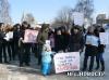 Защитники тюленей устроили акцию протеста в Новосибирске
