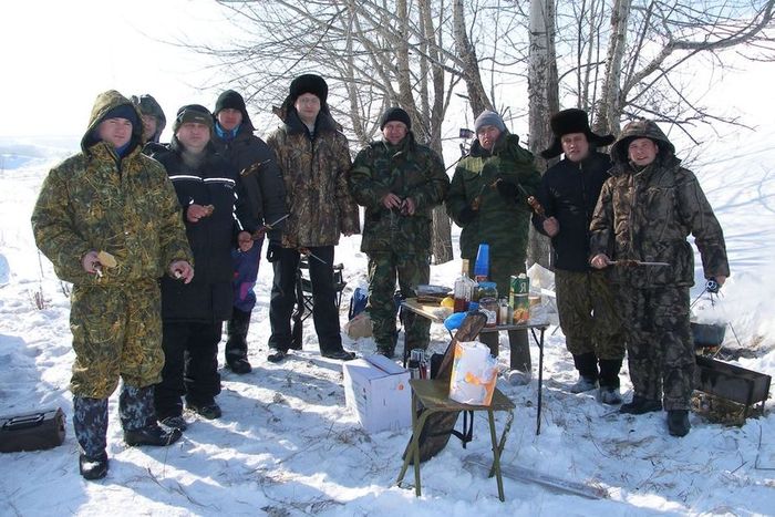 Встреча алтайских охотников