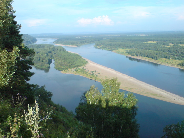 р.Томь о.Кедровый