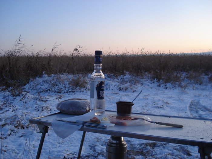 Завтрак охотника!