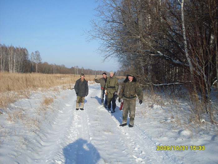 В поисках зайца.