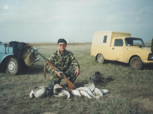 Одна из лучших моих охот на гусей (1999 год)