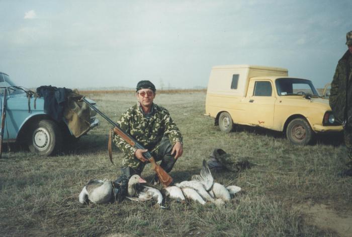 Одна из лучших моих охот на гусей (1999 год)