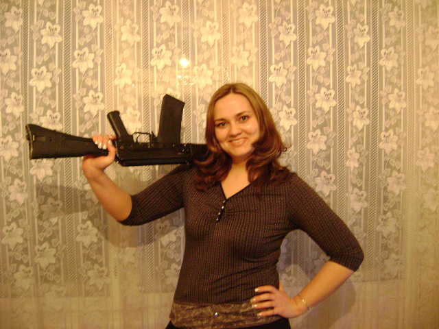 ружьё почистила