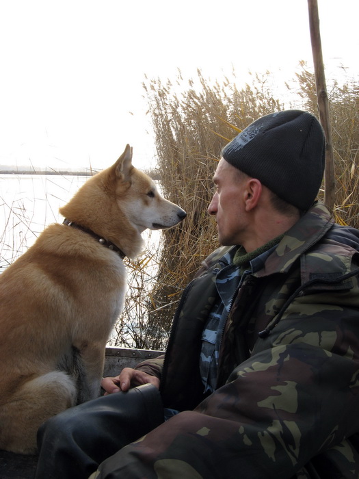 На зорьке.