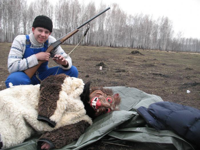Охотился в чулымском районе на мышей.