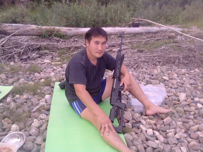 На привале