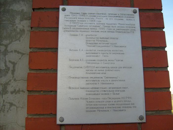 Создатели Мемориала.