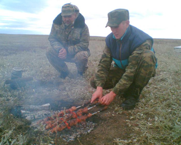 шашалык в полевых условиях