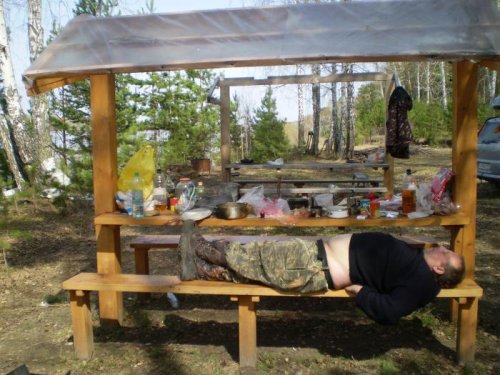 После зорьки и шурпы.