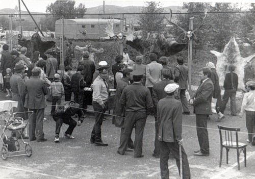 Выставка охотничьих трофеев в Змеиногорском районе  Алтайского края 1986г