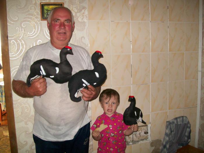 Вот таких мы с дедом делаем, чтобы настоящие подлетали!