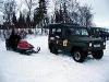 Омские заповедники будут патрулировать на снегоходах и новых "УАЗах"