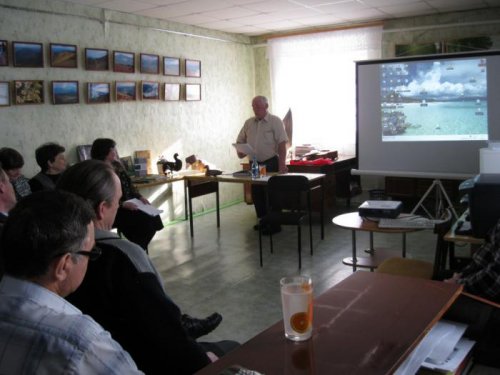 Презентация моих рассказов в центральной библиотеке  Змеиногорска 25.02.2012г