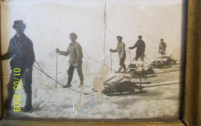 Охота на нерпу на Байкале. Примерно 1935г